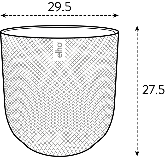 jazz round 30cm silky white